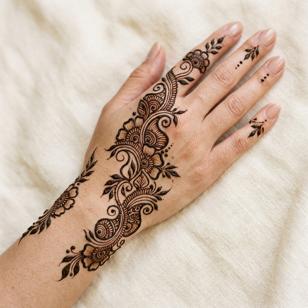 Floral Arabic Vines